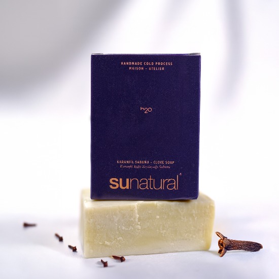 Organik Zeytinyağı ve Karanfil Yağı İçeren Sabun 90g