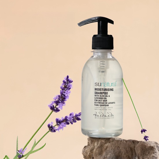 Organik Zeytinyağı ve Lavanta Yağı İçeren Şampuan 240ml