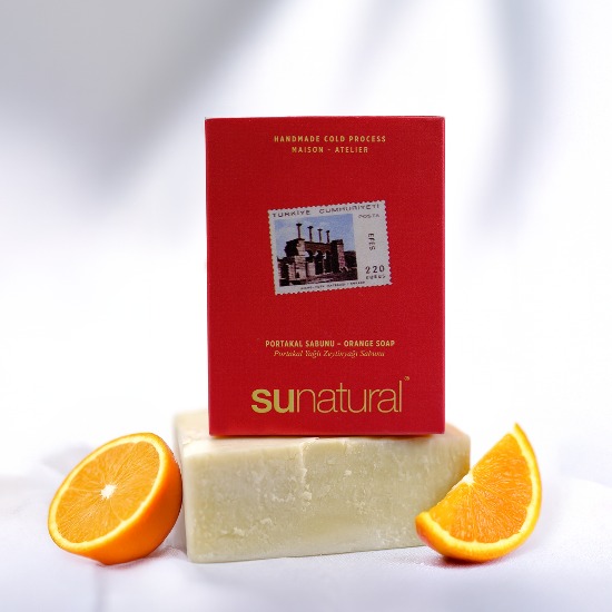 Organik Zeytinyağı ve Portakal Yağı İçeren Sabun 90g