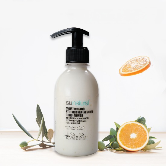 Organik Zeytinyağı ve Portakal Yağı İçeren Saç Kremi 240ml