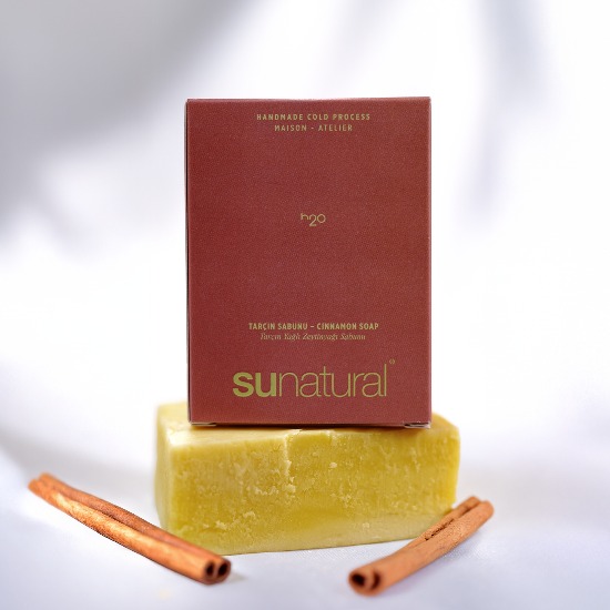 Organik Zeytinyağı ve Tarçın Yağı İçeren Sabun 90g