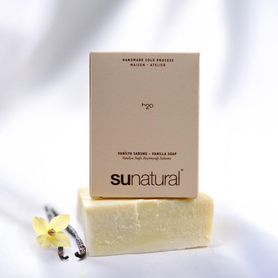 Organik Zeytinyağı ve Vanilya Yağı İçeren Sabun 90g