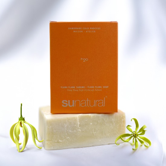 Organik Zeytinyağı ve Ylang Ylang Yağı İçeren Sabun 90g